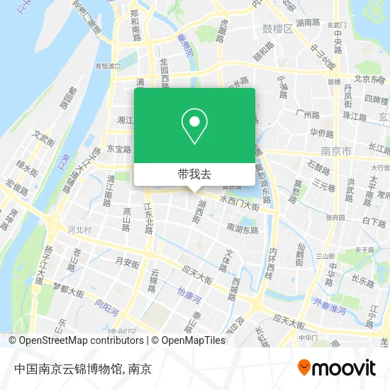 中国南京云锦博物馆地图