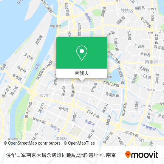 侵华日军南京大屠杀遇难同胞纪念馆-遗址区地图