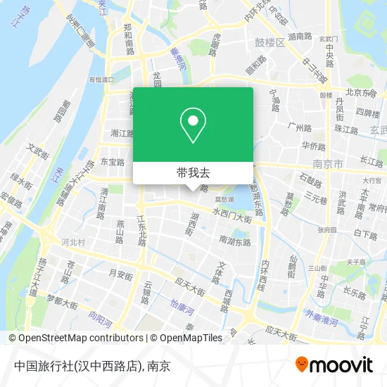 中国旅行社(汉中西路店)地图