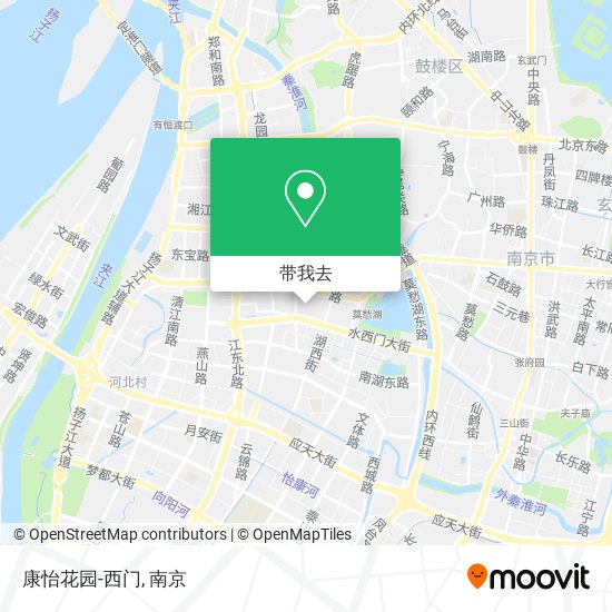 康怡花园-西门地图