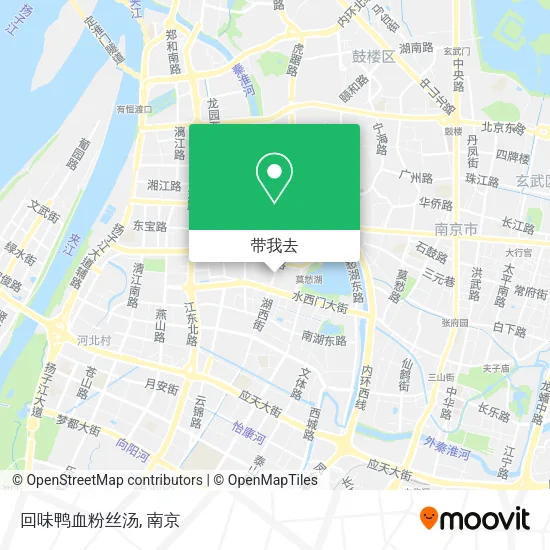 回味鸭血粉丝汤地图