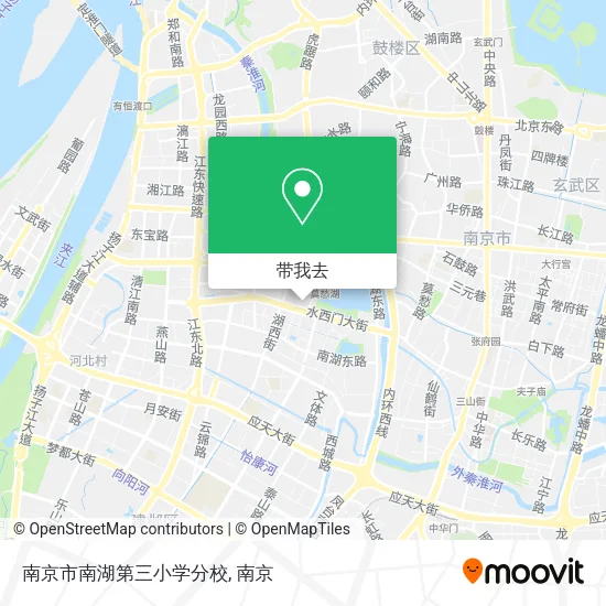 南京市南湖第三小学分校地图
