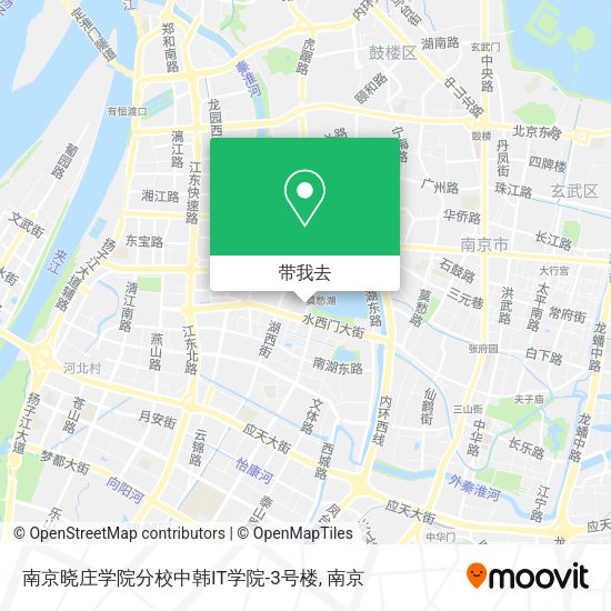 南京晓庄学院分校中韩IT学院-3号楼地图