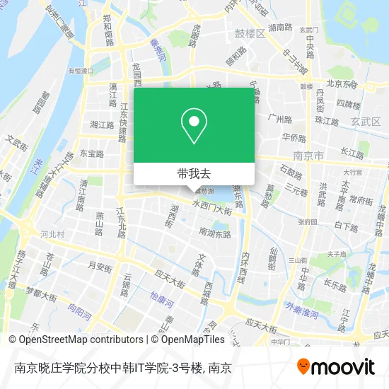 南京晓庄学院分校中韩IT学院-3号楼地图