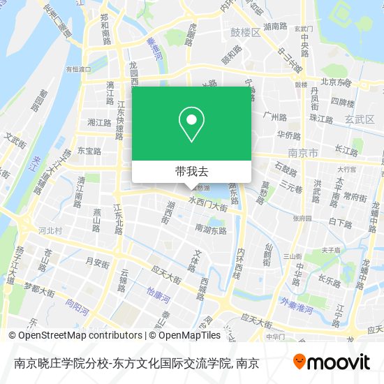 南京晓庄学院分校-东方文化国际交流学院地图