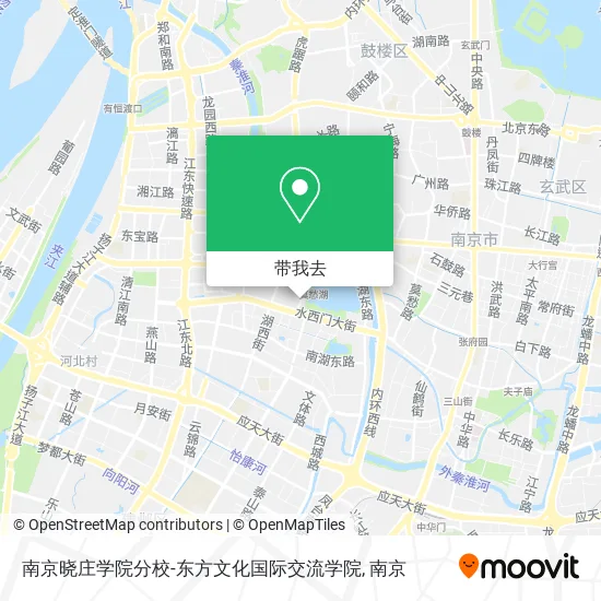 南京晓庄学院分校-东方文化国际交流学院地图