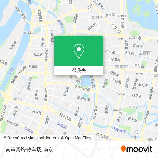 南审宾馆-停车场地图