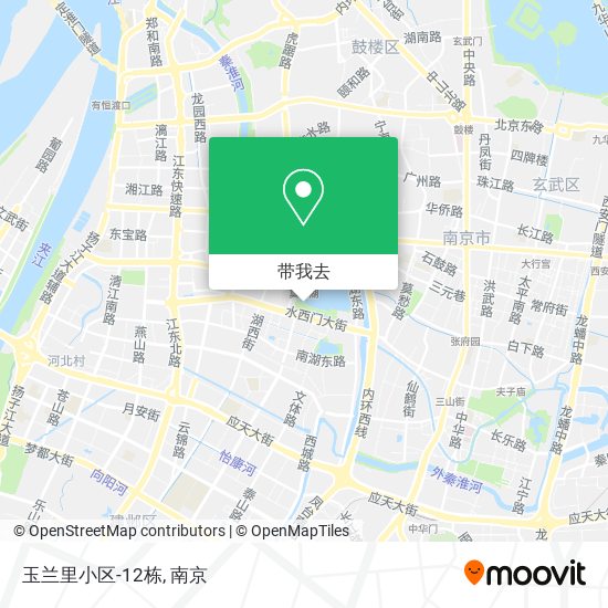 玉兰里小区-12栋地图