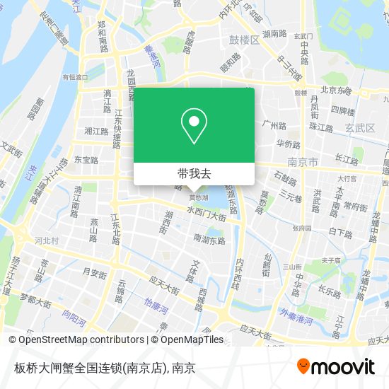 板桥大闸蟹全国连锁(南京店)地图