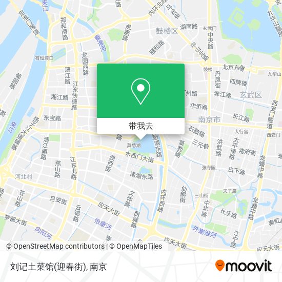 刘记土菜馆(迎春街)地图