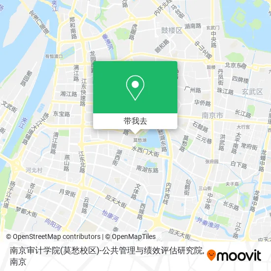 南京审计学院(莫愁校区)-公共管理与绩效评估研究院地图