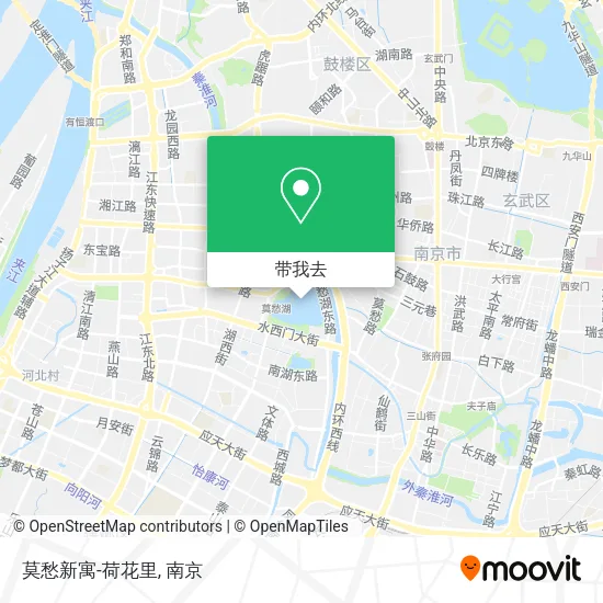 莫愁新寓-荷花里地图