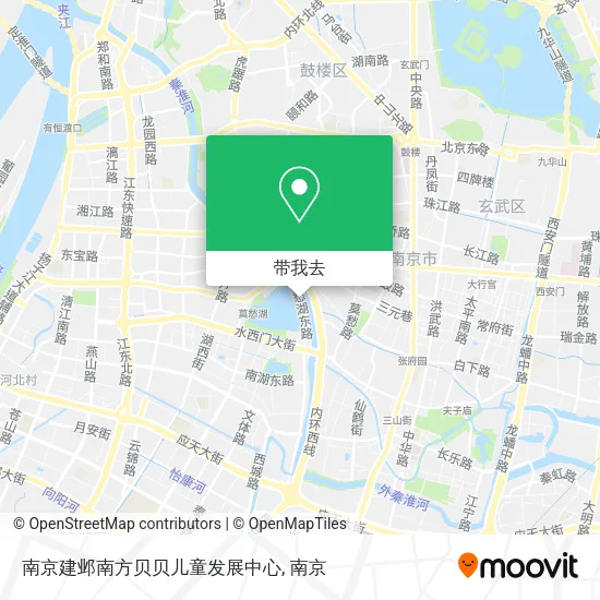 南京建邺南方贝贝儿童发展中心地图