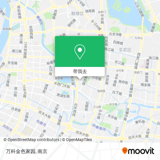 万科金色家园地图