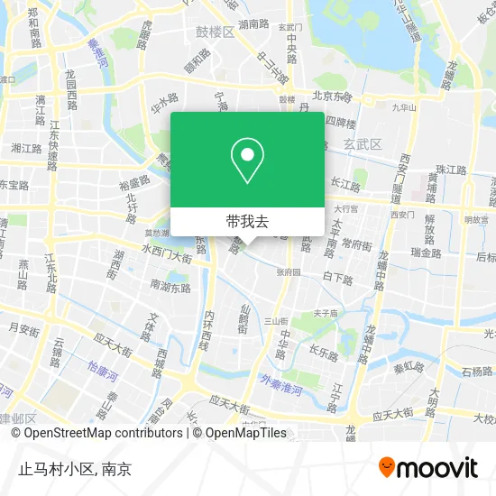 止马村小区地图