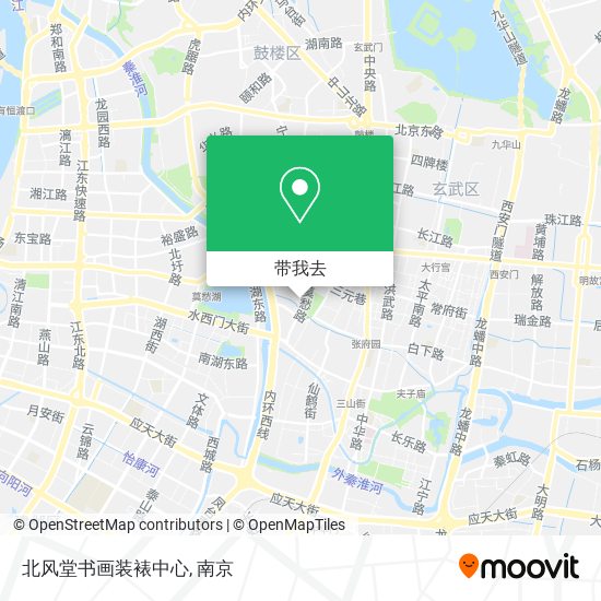 北风堂书画装裱中心地图