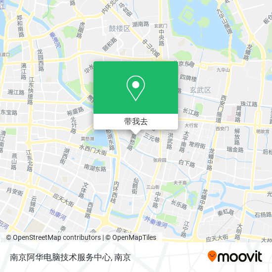 南京阿华电脑技术服务中心地图