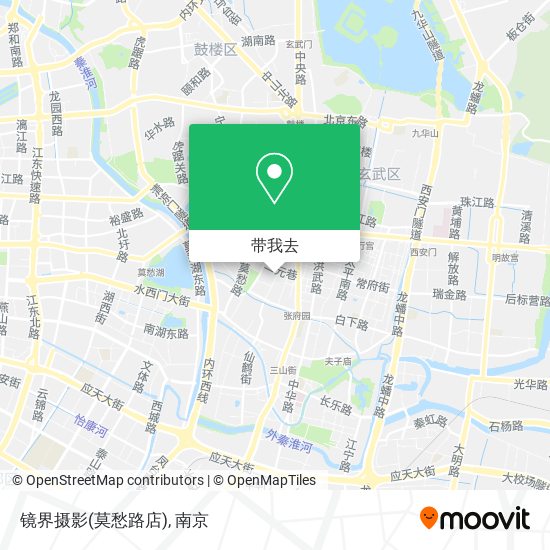 镜界摄影(莫愁路店)地图