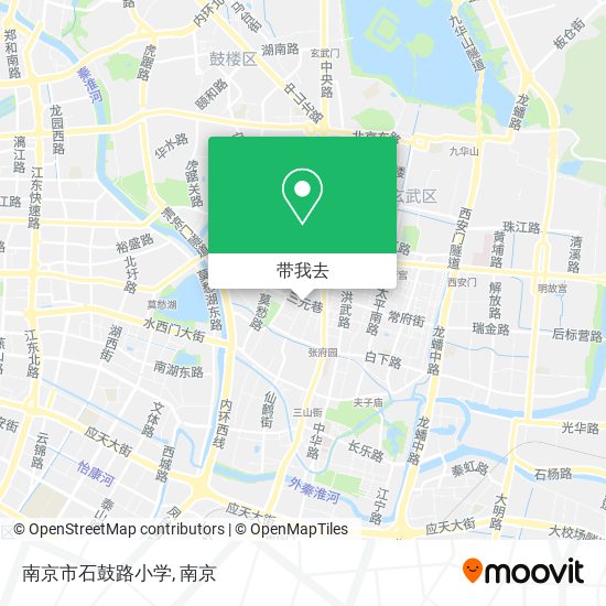 南京市石鼓路小学地图