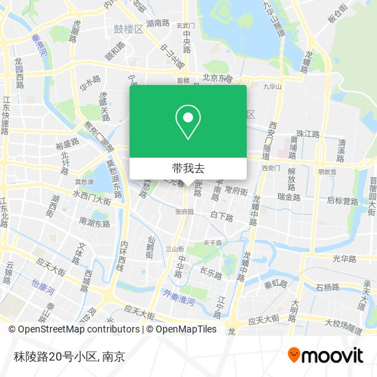 秣陵路20号小区地图