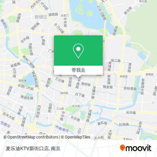 麦乐迪KTV新街口店地图