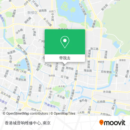 香港城音响维修中心地图