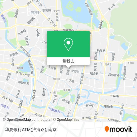 华夏银行ATM(淮海路)地图