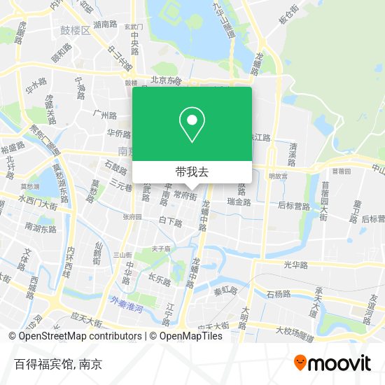 百得福宾馆地图