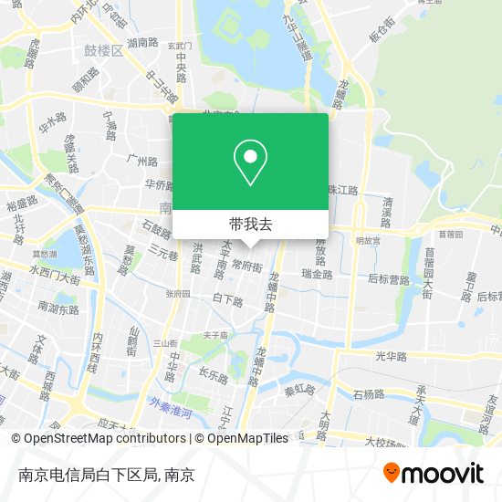 南京电信局白下区局地图