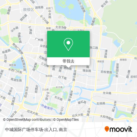 中城国际广场停车场-出入口地图