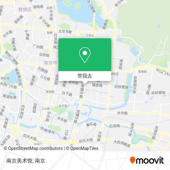 南京美术馆地图
