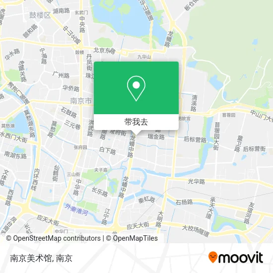 南京美术馆地图