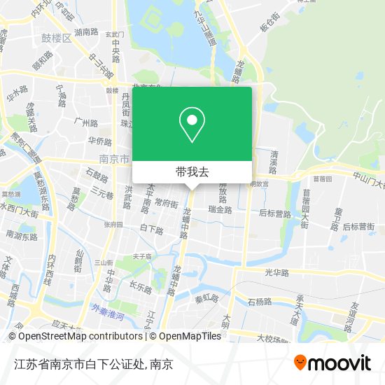 江苏省南京市白下公证处地图