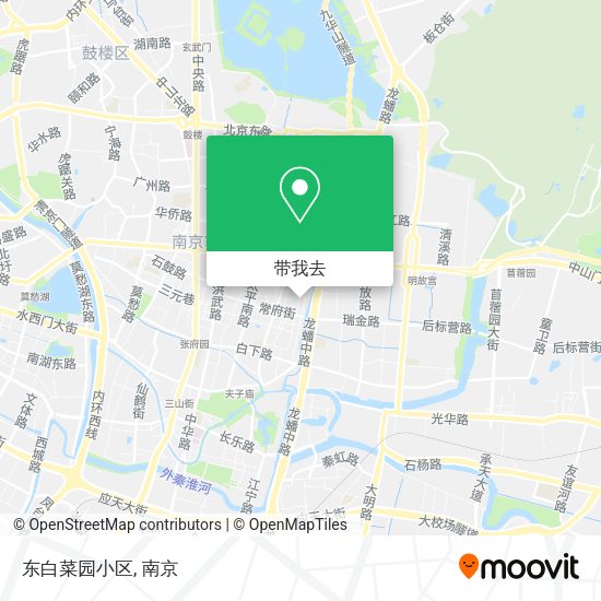 东白菜园小区地图