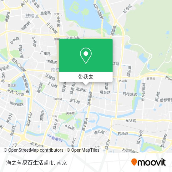 海之蓝易百生活超市地图