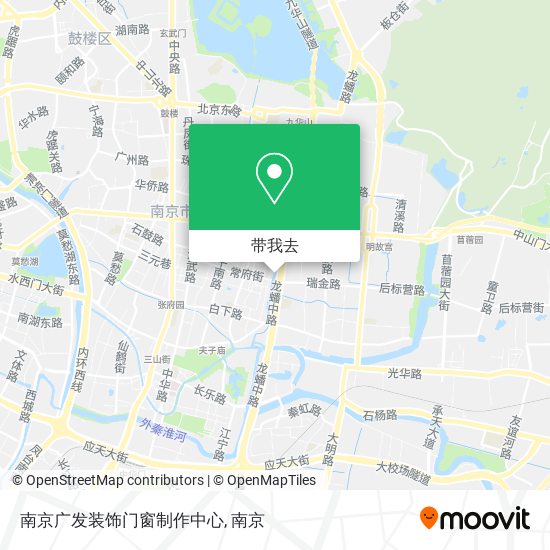 南京广发装饰门窗制作中心地图