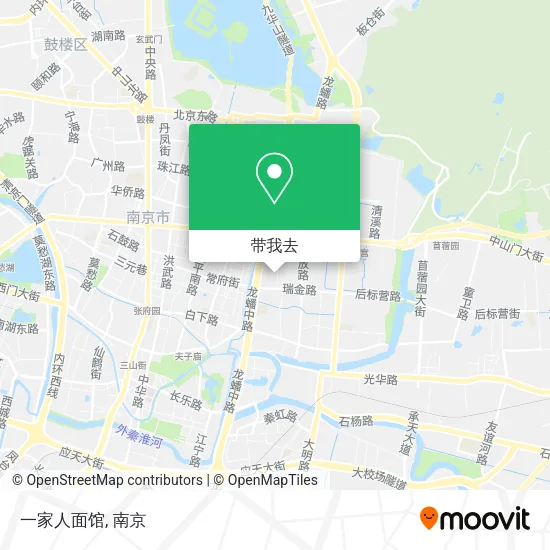 一家人面馆地图
