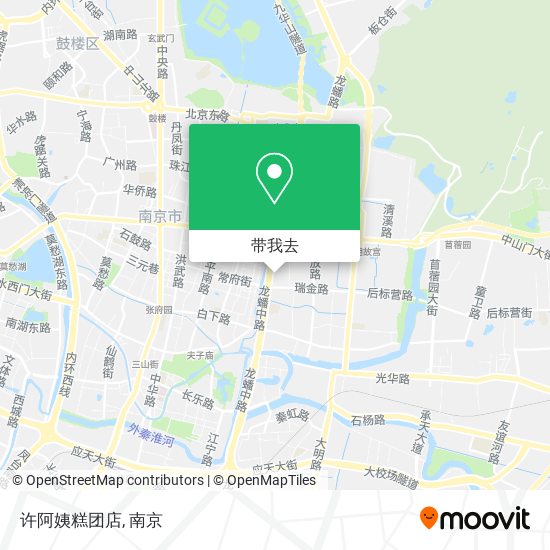 许阿姨糕团店地图