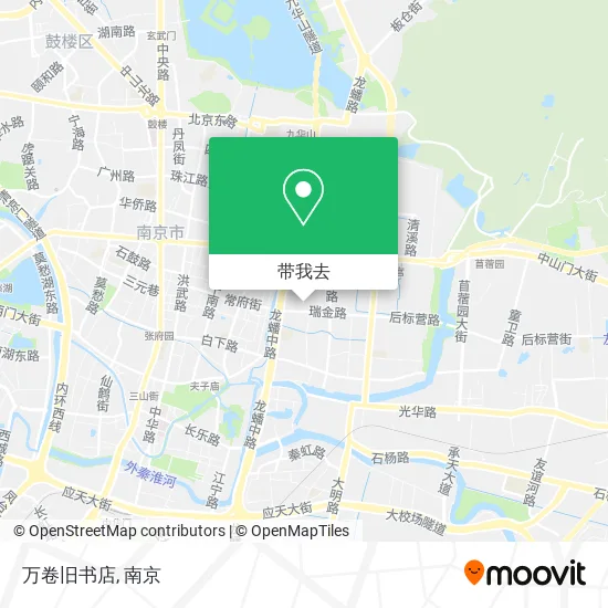 万卷旧书店地图