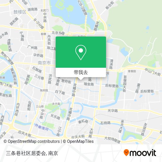 三条巷社区居委会地图