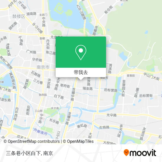 三条巷小区白下地图