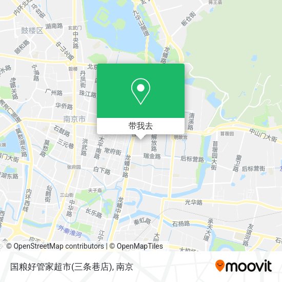 国粮好管家超市(三条巷店)地图