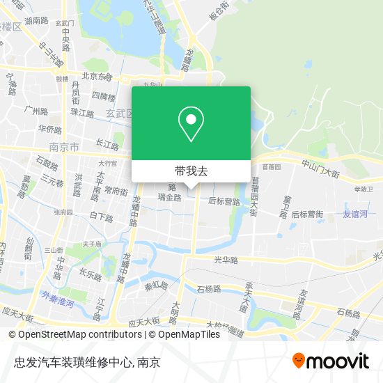 忠发汽车装璜维修中心地图