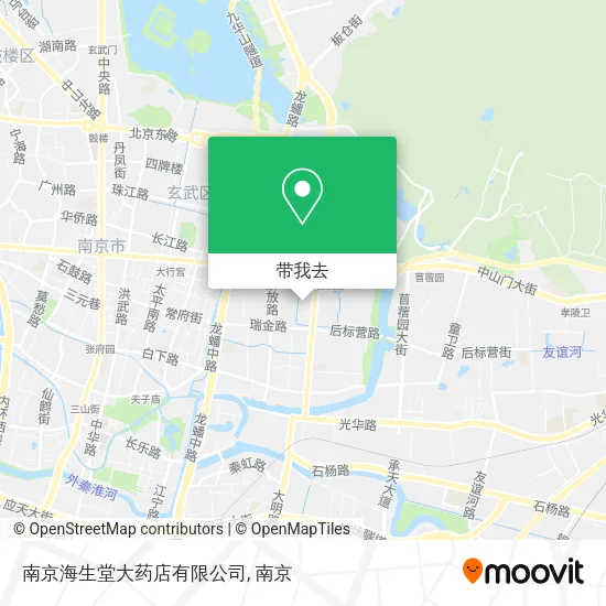 南京海生堂大药店有限公司地图