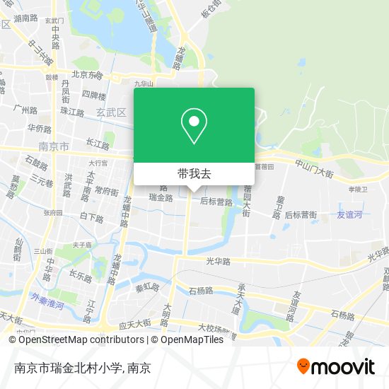 南京市瑞金北村小学地图