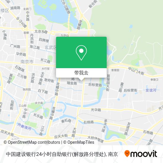 中国建设银行24小时自助银行(解放路分理处)地图