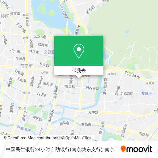 中国民生银行24小时自助银行(南京城东支行)地图