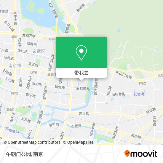 午朝门公园地图