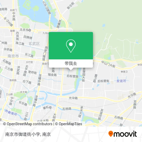 南京市御道街小学地图