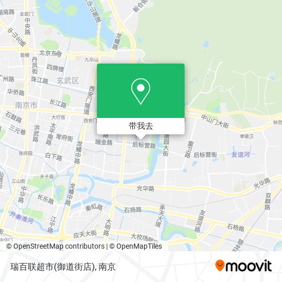 瑞百联超市(御道街店)地图